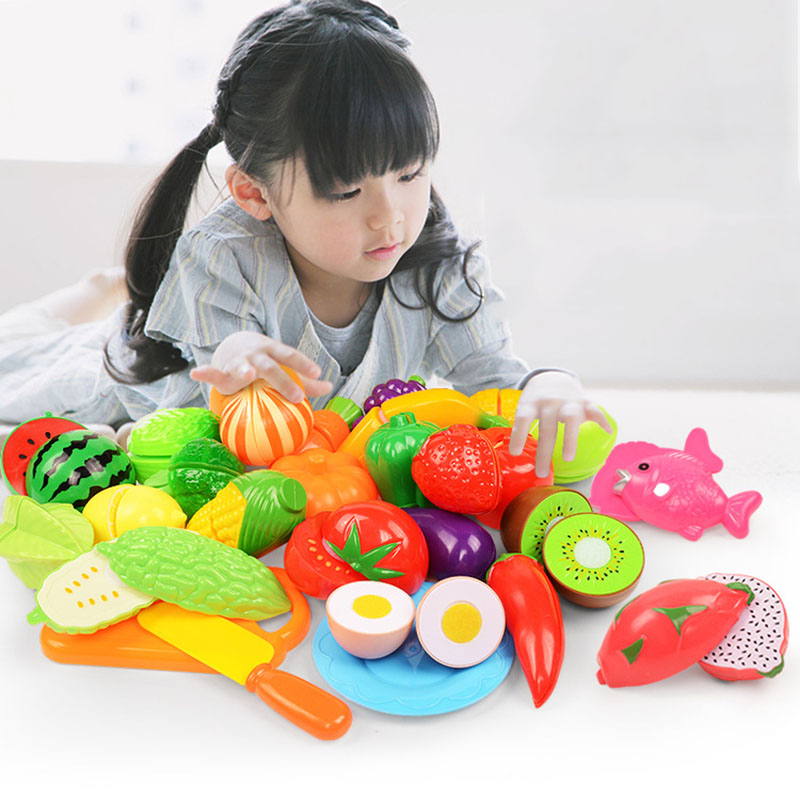 Kids Toys Kitchen Set - Brinquedos de cortar frutas e legumes