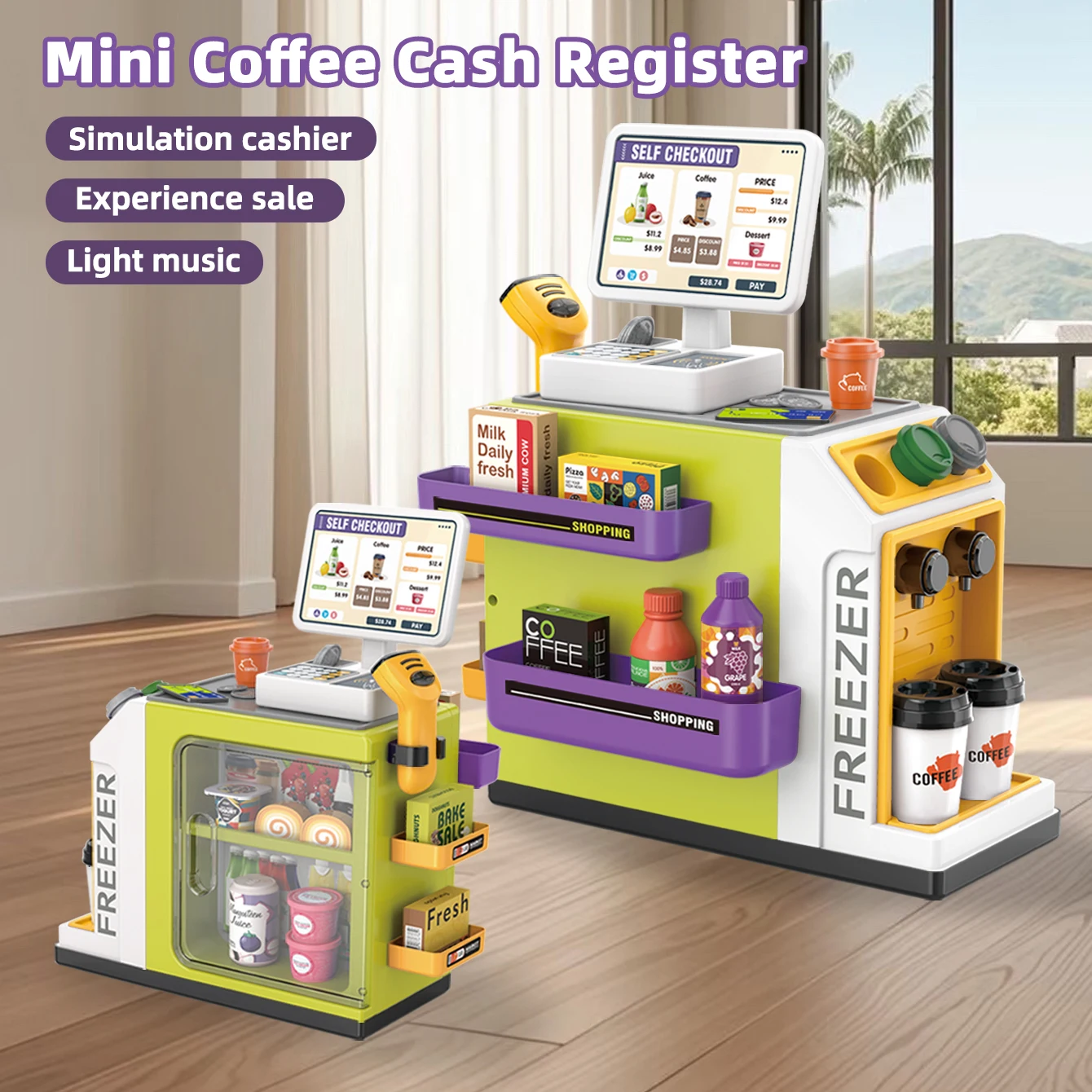 Mini Supermercado de Brinquedo - Toy Cash Register avaliação e preço