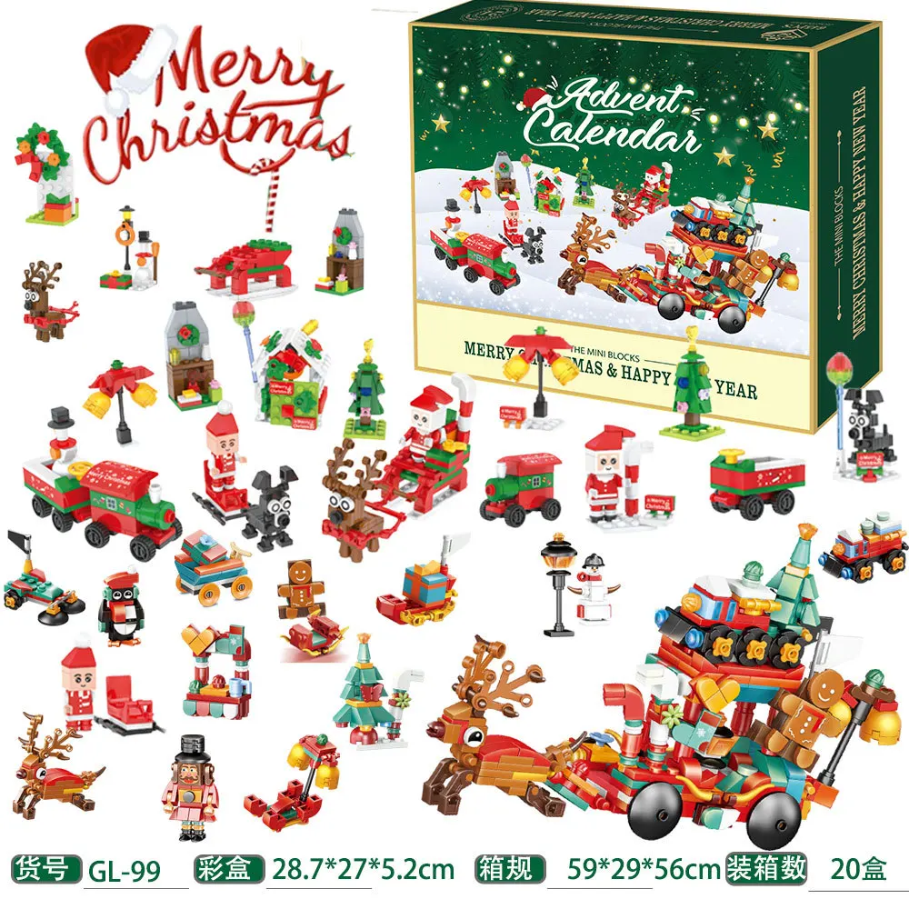 Novo conjunto de blocos de con - Kids Toys Xmas avaliação e preço